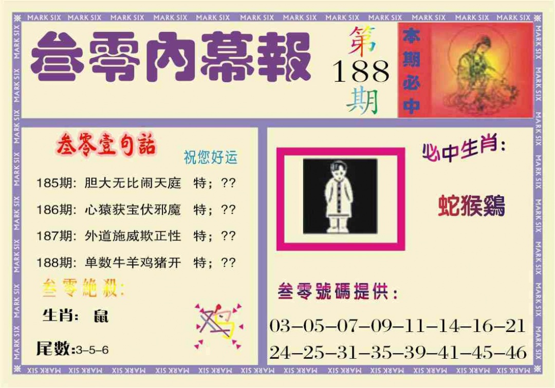内幕传真三肖版